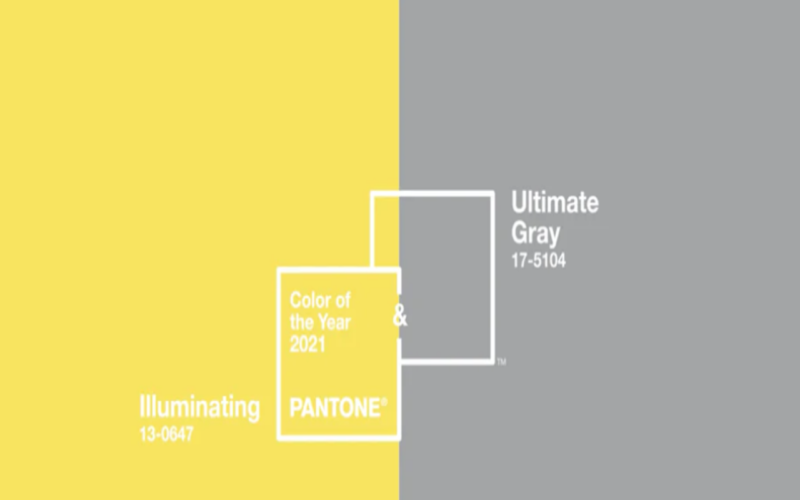 Pantone 2021 (Ultimate Gray & shining colors)