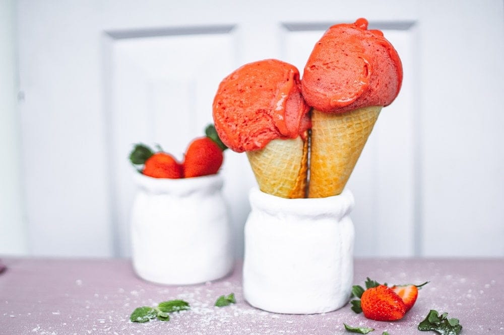 strawberry ice-cream